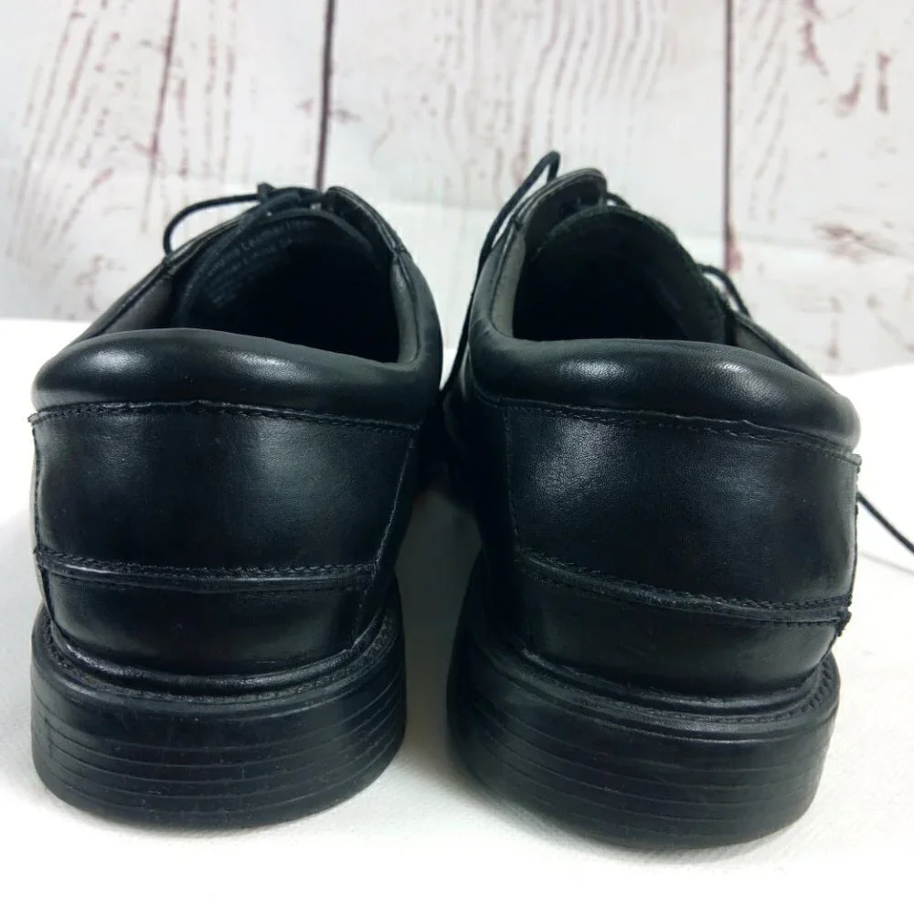 Nunn Bush Comfort Gel Black Leather Dress Shoes